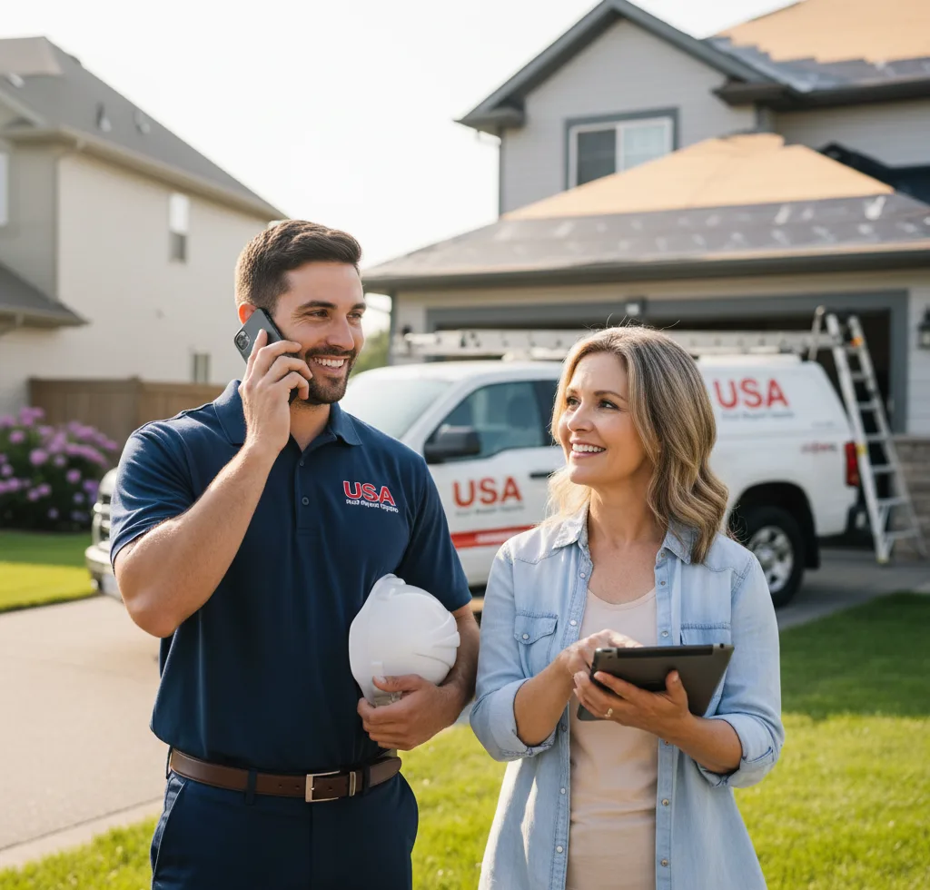 USA Roof Repair Experts customer support in Bonnerdale